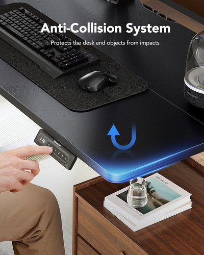 Escritorio Ajustable Electrico De 120*60 Con Pantalla Led