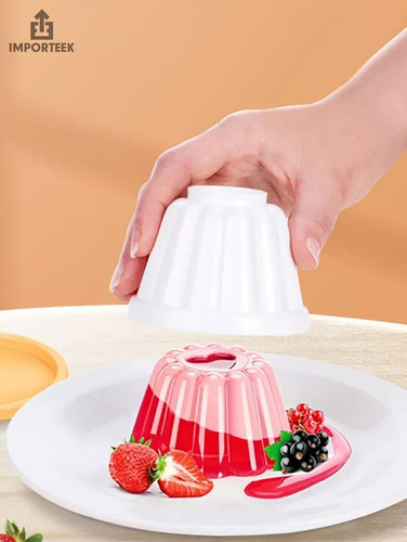 Forma De Bolo De Flanela Reutilizável Em Forma De Pudim Únic