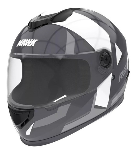 Casco para moto integral Hawk RS1  sophie blanco f talle S 