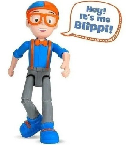 Imagen 5 de 11 de Blippi Figura Articulada 25cm Con Sonidos 86106