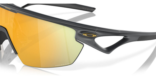 Óculos de Sol Oakley Sphaera Matte Carbon Lentes Prizm 24k Polarizada OO9403-0436