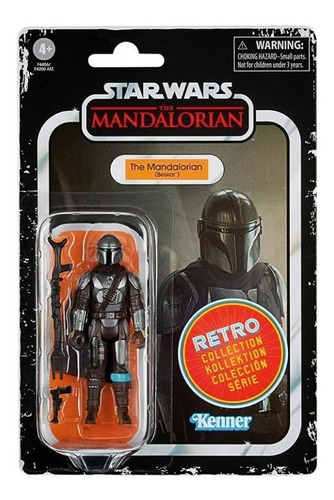 Figura The Mandalorian (beskar) Star Wars Vintage Retro