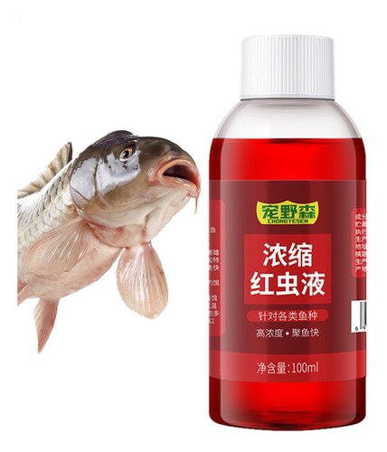 Aroma A Gusano Rojo 100 Ml De Aditivo Para Cebo Con Aroma A