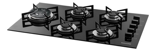 Fogão De Mesa Cooktop 5 Q Tripla Chama Gás Suggar Fg5535vp Cor Preto 127V/220V