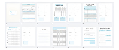 Agenda Docente Imprimible