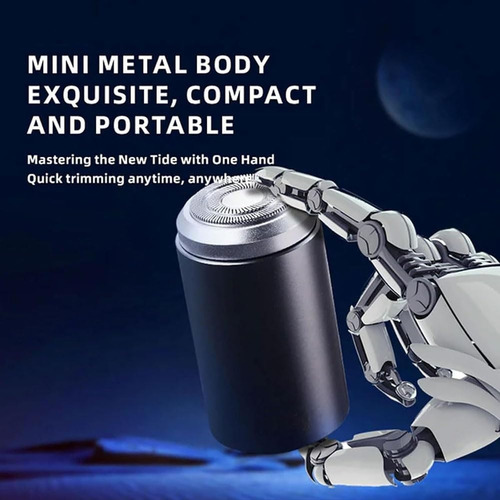 Mini Barbeador Elétrico Portátil Para Homens, Recarregável