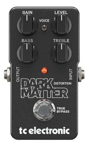Pedal Tc Electronic Dark Matter Distortion + Cable Interpeda