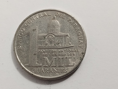 Moeda 1000 Guaranies 2007 Paraguay Mbc (Usado)