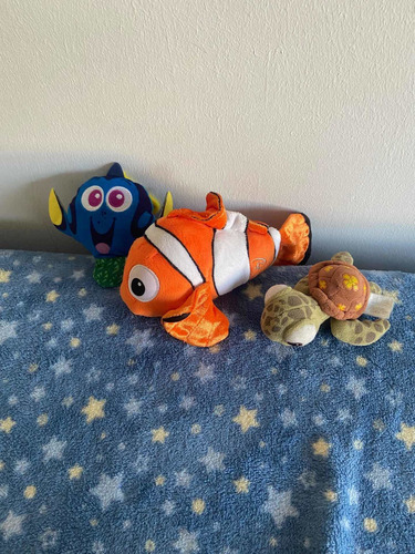 Peluche Buscando A Nemo Nemo Chiqui Y Llavero Doris Usados (Usado)
