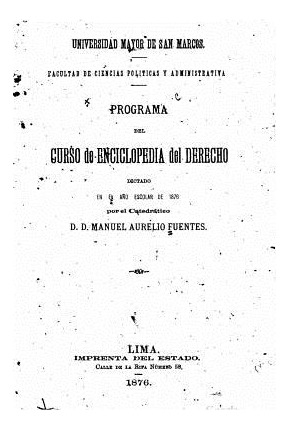 Libro Programa Del Curso De Enciclopedia Del Derecho - Fu...