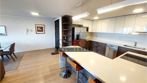 Depto 2 Dorm Amoblado - 2 Estac. Frente A Parque Araucano