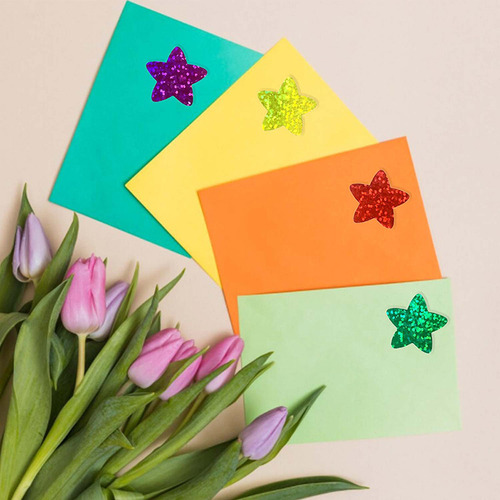 ( 500 Pegatinas De Estrellas Coloridas Para Niños Reward