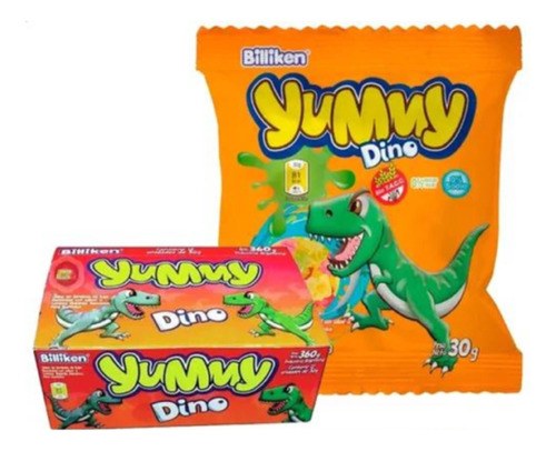 Gomitas Yummy Dino Display 12pcs 360grs 