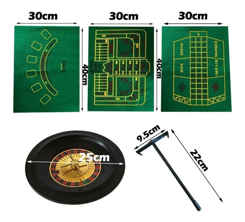 Imagen 2 de 5 de 5 Juegos Roulette Poker-black Jack-craps-poker