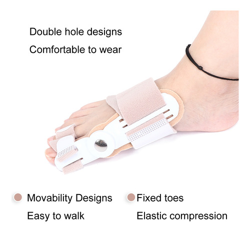 Férula Elástica Correctora Hunion Hallux Valgus Corrector Pa