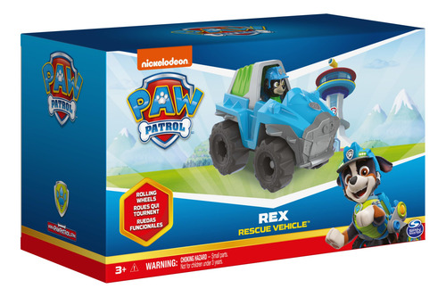 Vehículo De Juguete Paw Patrol Rexs Dinosaur Con Figura De A