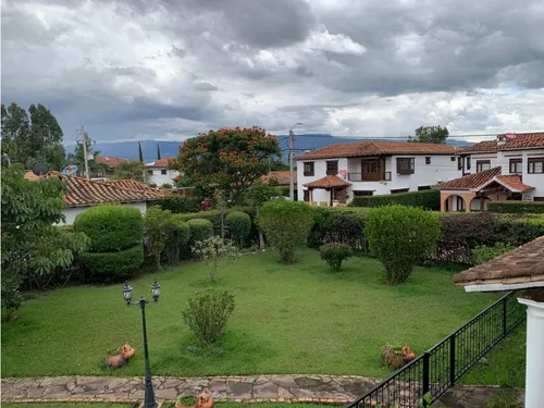 Casa Estilo Colonial En Condominio Cerrado En Villa De Leyva
