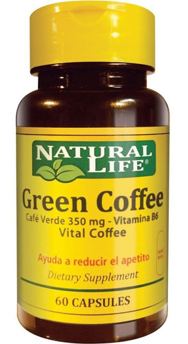 Natural Life Vital Coffe Cafe Verde X 60 Capsulas