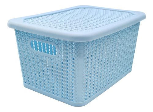 Caja Organizador Canasto Calado Pvc C/tapa N°2 Hsk