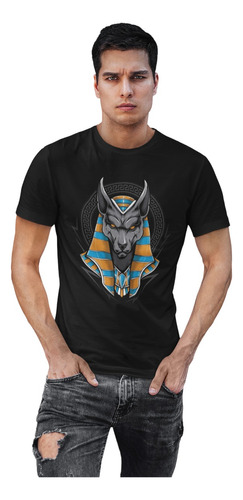 Playera Anubis Dios Egipcio De La Muerte/ Cultura/ Adulto