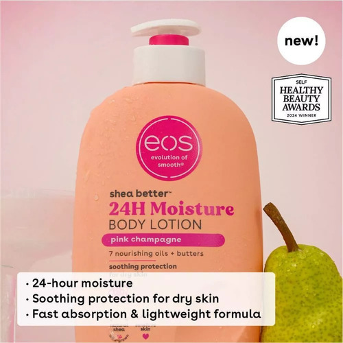 Eos Body Lotion 24h Moisture Loción Corporal Hidratante 16oz