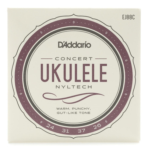 Set De Cuerdas D'addario Nyltech Para Ukulele Concierto