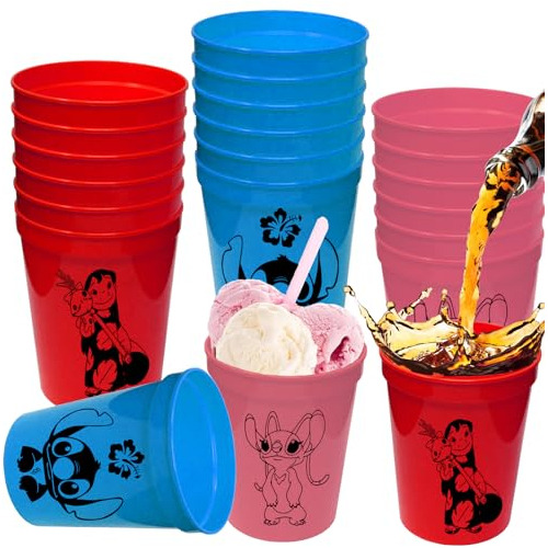 24 Vasos De Fiesta De Stitch,   De Fiesta De Stitch De ...