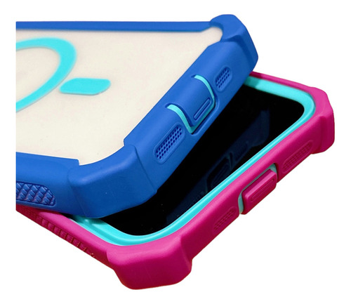 Funda Para iPhone Uso Rudo Defender 2 En 1 Con Magsafe