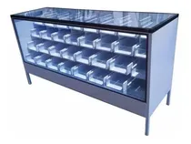 Comprar Vitrina Cajonera Papelería Ferretería Metálica 32 Cajones