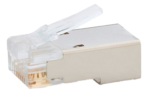 Conectores Cambo Plug Rj45 Cat5e Ez De Paso Blindados 100u.