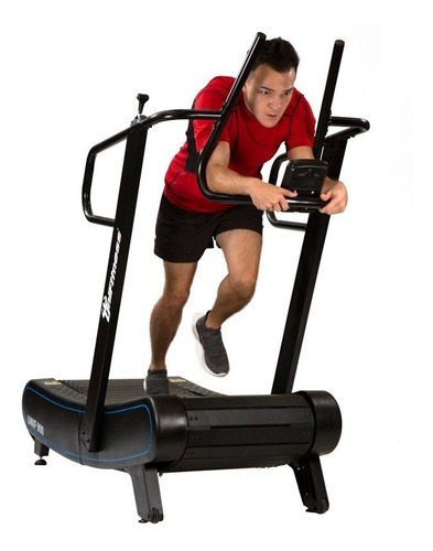 Imagen 3 de 4 de Caminadora mecánica UniFitness UNIF-900 negra