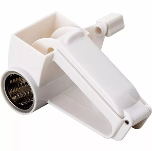 Imagem 6 de 8 de Ralador Queijo Giratório Manual Lâminas Aço Inox O Melhor