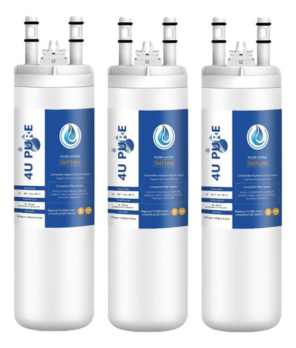 Filtro De Agua Para Refrigerador Compatible Con Wf3cb,