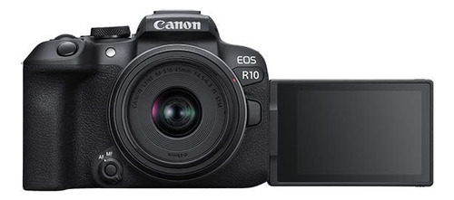 Câmera Sem Espelho Canon Eos R10 24.2mp Com Lente Rf-s 18-45