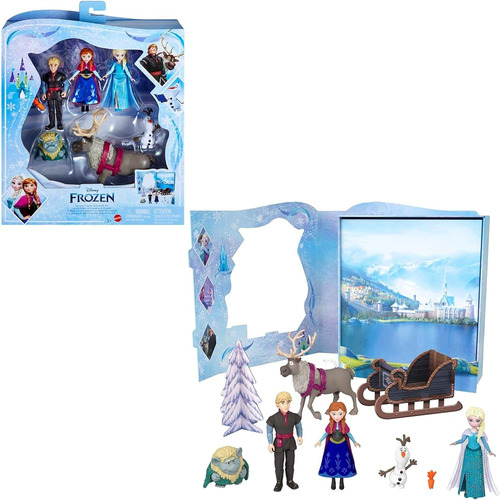 Mattel Disney Frozen Toy Set Con 6 Personajes Clave, Classic