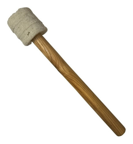 Mazo De Fieltro Para Bombo De Murga Color Blanco