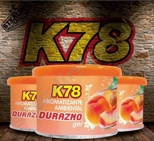 K78 | Durazno | Fragancia Perfume | Aromatizante Gel | 80gr