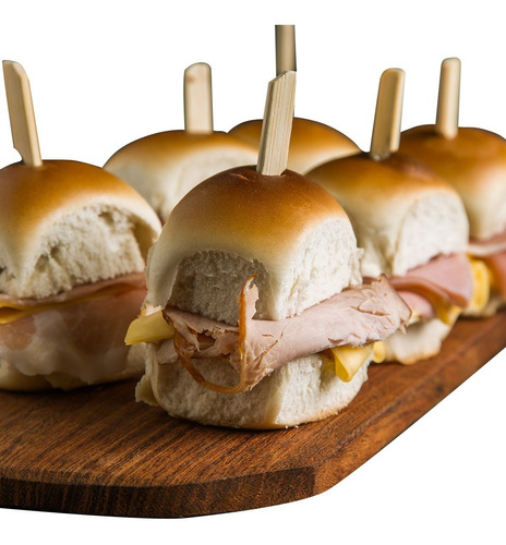 Mini Sandwich Lomito Y Queso Lunch Catering Picada Evento