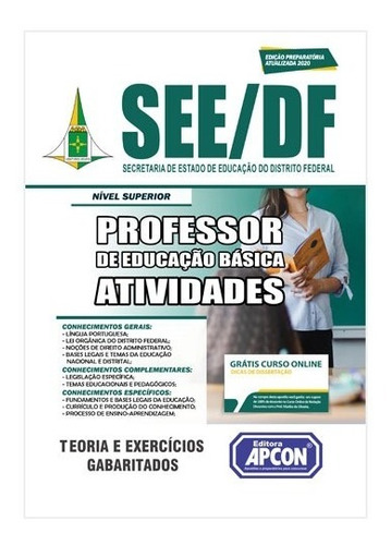 Apostila See-df 2020 Professor De Educação Básica Atividades