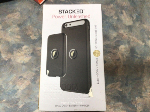 Funda, Cargador Y Bateria Portátil Stacked P Iphone 6 Plus (Usado)