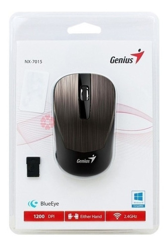 Mouse Genius Nx-7015 Inalámbrico - Chocolate 