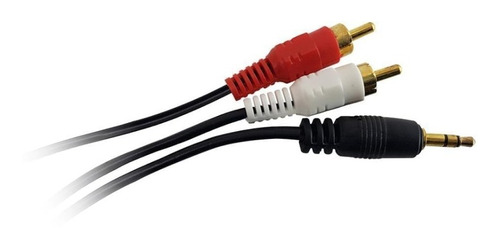 Cable Audio 3.5 Stereo A 2 Rca 10m Nisuta