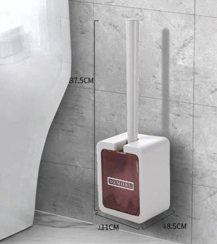Escova Sanitária Com Alto Adesivo Na Parede