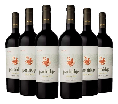 Vino Las Perdices Partridge Malbec Caja X6 Unidades