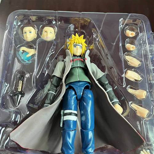 Figura Shf Naruto Namikaze Minato Action Figure Model Toys