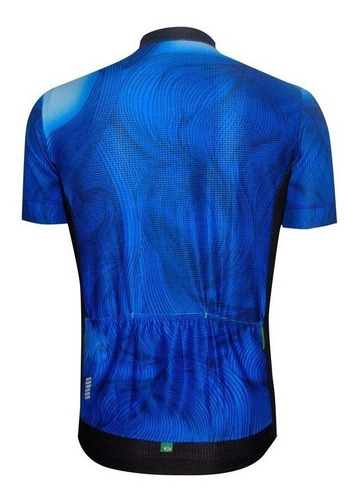 Imagem 2 de 2 de Camisa Ciclismo Mauro Ribeiro Guide Azul Speed Xc Bike Mtb