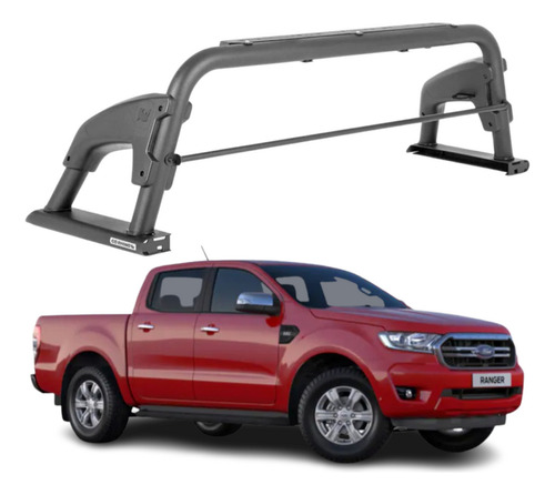 Rollbar Sport 4.0 Para Ford Ranger 2016 - 2023 Gorhino Negr