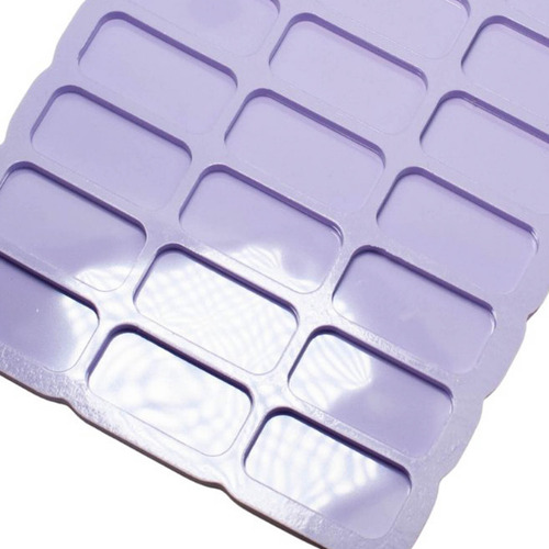 Molde Para Resina - Paleta Retângulos Arredondados (4 Cm)