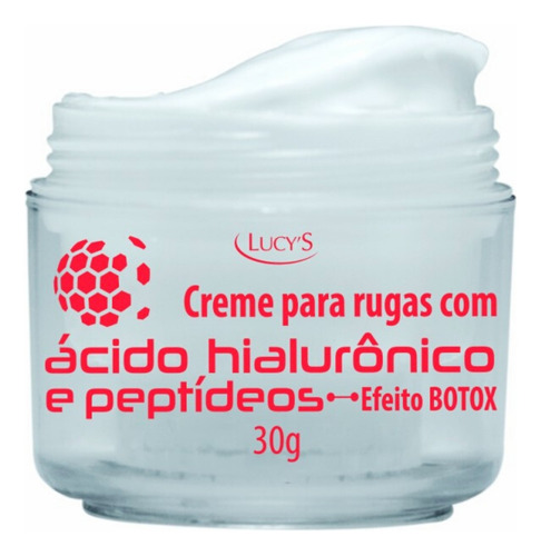 Antirugas Efeito Botox Creme Rosto Ácido Hialurônico