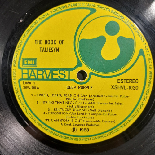 Imagem 8 de 10 de Vinil Lp Deep Purple The Book Of Taliesyn